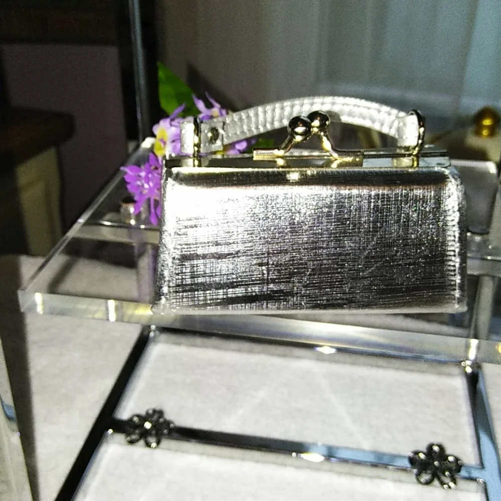 Miniature Silver 👛 Purse